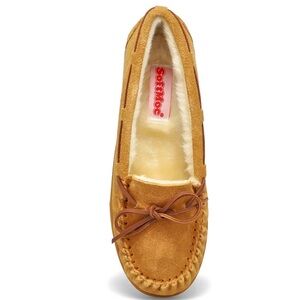 SoftMoc Bali II Tan Brown Leather Suede Moccasins Woman Lady 7